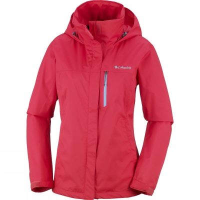 Chaquetas Columbia Pouration PW Mujer Rojas - Chile THM647135